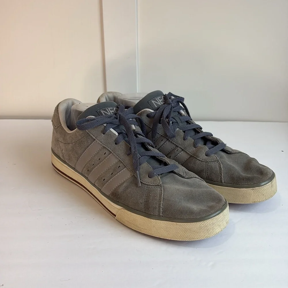Adidas Grey Suede Classic Sneakers